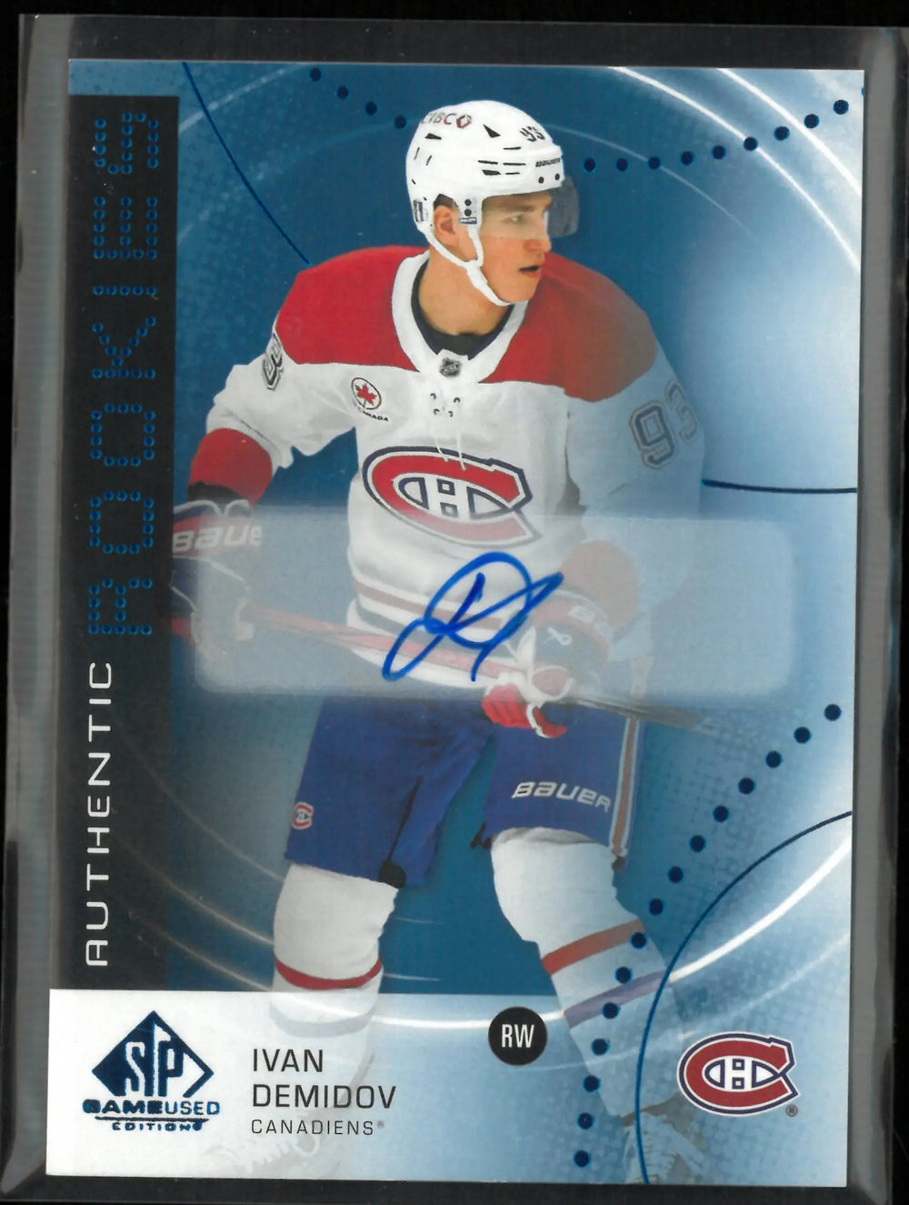 2025-26 Upper Deck SP Game Used Ivan Demidov Rookie Autograph