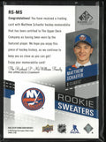 2025-26 Upper Deck SP Game Used Rookie Sweaters Matthew Schaefer /299 RC