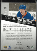 2025-26 Upper Deck SPx Rookies Matthew Schaefer Gold RC