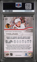 2025-26 Upper Deck Series 1 Young Guns RC Artyom Levshunov #201 PSA 10