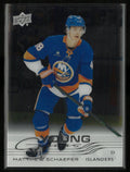 2025-26 Upper Deck Series 2 Clear Cut Young Guns Rookie Matthew Schaefer RC