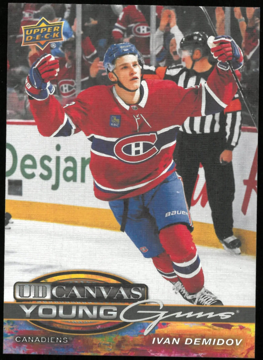 2025-26 Upper Deck Series 2 Ivan Demidov UD Canvas Young Guns RC