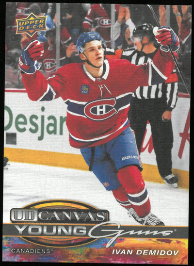 2025-26 Upper Deck Series 2 Ivan Demidov UD Canvas Young Guns RC