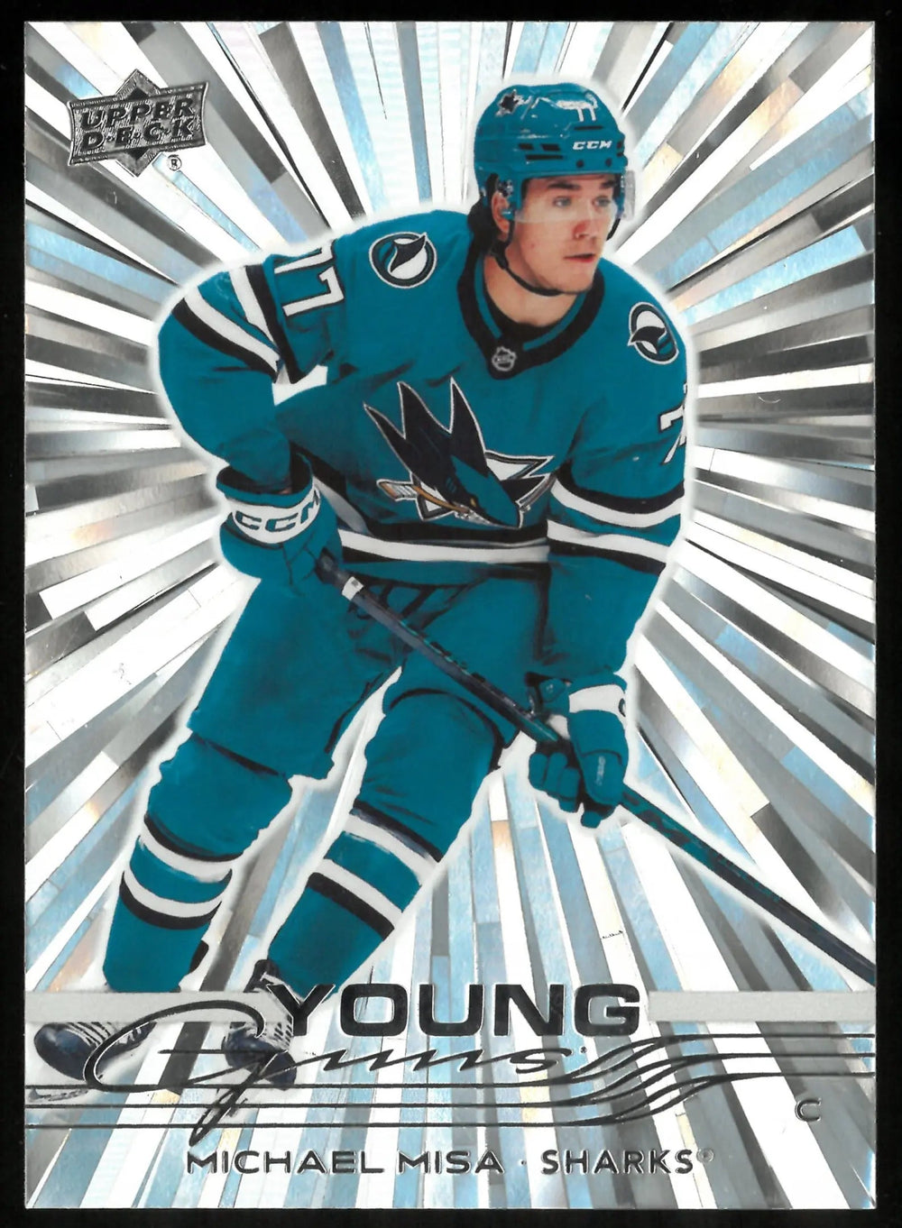 2025-26 Upper Deck Series 2 Michael Misa Young Guns RC Outburst