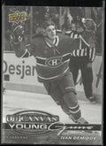 2025-26 Upper Deck Series 2 UD Canvas Young Guns Ivan Demidov Black & White