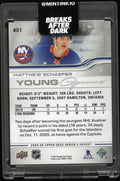 2025-26 Upper Deck Series 2 Young Guns Matthew Schaefer RC Rookie