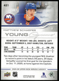 2025-26 Upper Deck Series 2 Young Guns Rookie Matthew Schaefer RC