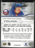 2025-26 Upper Deck Series 2 Young Guns Rookie Matthew Schaefer RC
