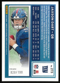 2025 Donruss Optic Football Jaxson Dart Lime Green Rated Rookie RC /199