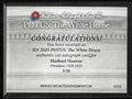 2025 Historic Autograph POTUSL The White House Herbert Hoover Auto 3/20