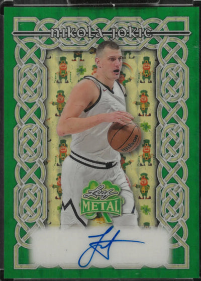 2025 Leaf Metal Nikola Jokic Autograph Green 1/1