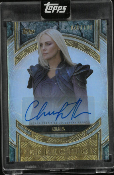 2025 Marvel The Collector Gold Perfection Auto Charlize Theron as Clea /100
