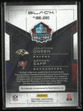 2025 Panini Black Football Hall Mates Jonathan Ogden Warren Sapp Auto /25