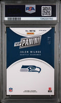 2025 Panini Collectors Convention VIP Gold Jalen Milroe Blue Sparkle RC PSA 10