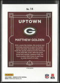 2025 Panini Donruss Optic Uptown Matthew Golden