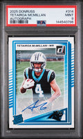2025 Panini Donruss Rated Rookie Auto Tetairoa Mcmillan 4/199 /199 PSA 9