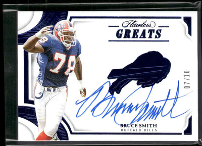 2025 Panini Flawless Football Flawless Greats Auto Bruce Smith /10