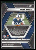 2025 Panini Mosaic Football Blue Fluorescent Rookie Tyler Warren /15