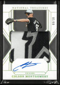 2025 Panini National Treasure Colson Montgomery Patch Auto 9/10
