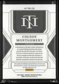 2025 Panini National Treasure Colson Montgomery Patch Auto 9/10