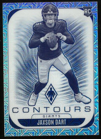 2025 Panini Phoenix Football Jaxson Dart RC Rookie Contours /75