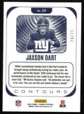 2025 Panini Phoenix Football Jaxson Dart RC Rookie Contours /75