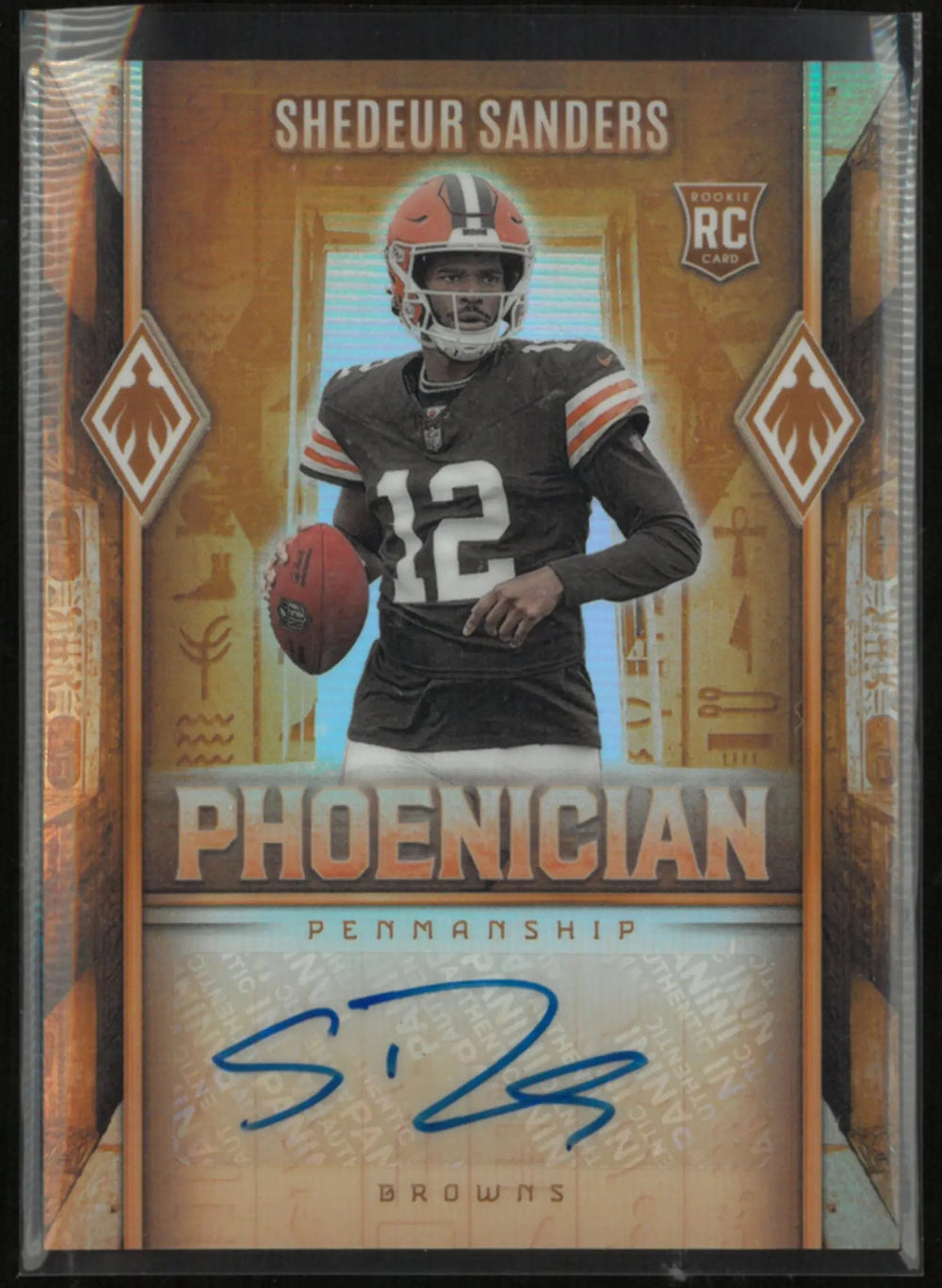 2025 Panini Phoenix Phoenician Rookie Autograph Shedeur Sanders Auto RC