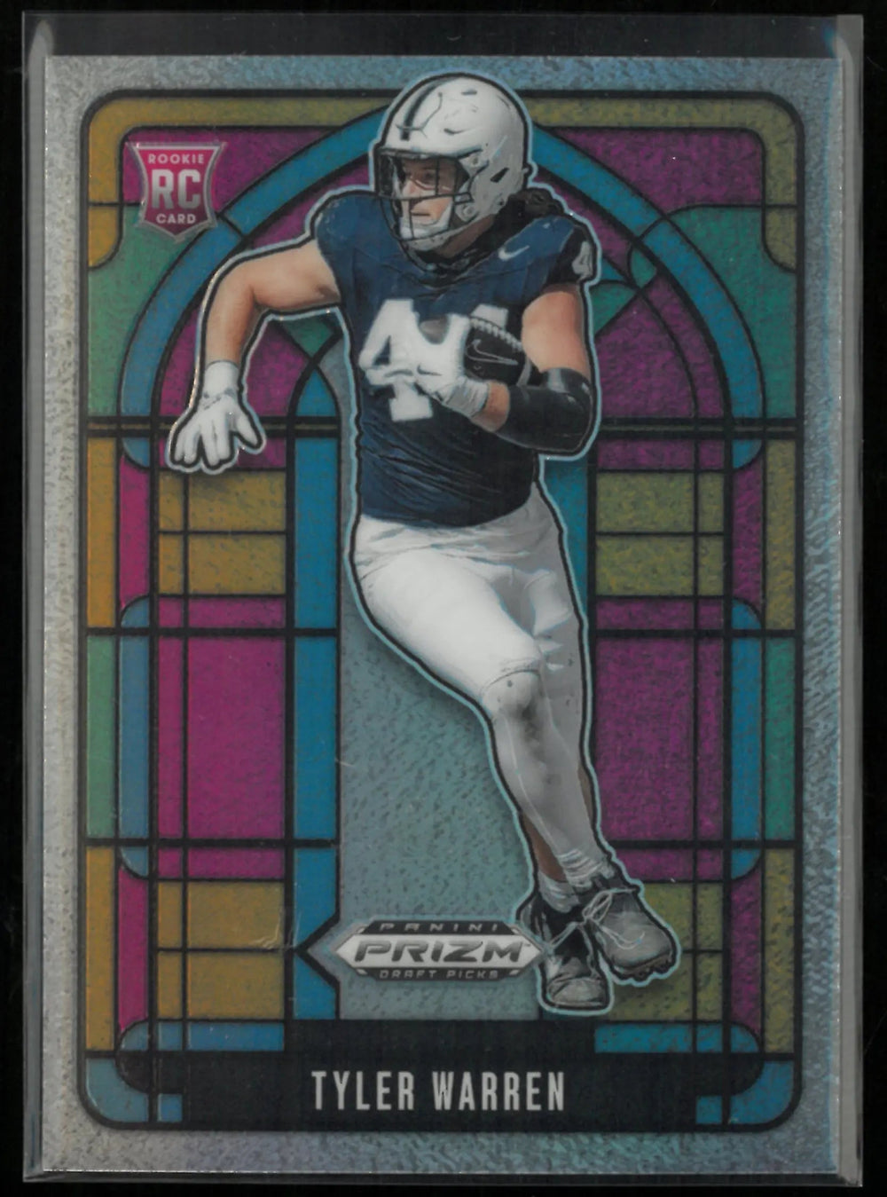 2025 Panini Prizm Draft Pick Stained Glass Tyler Warren Rookie RC