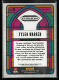 2025 Panini Prizm Draft Pick Stained Glass Tyler Warren Rookie RC