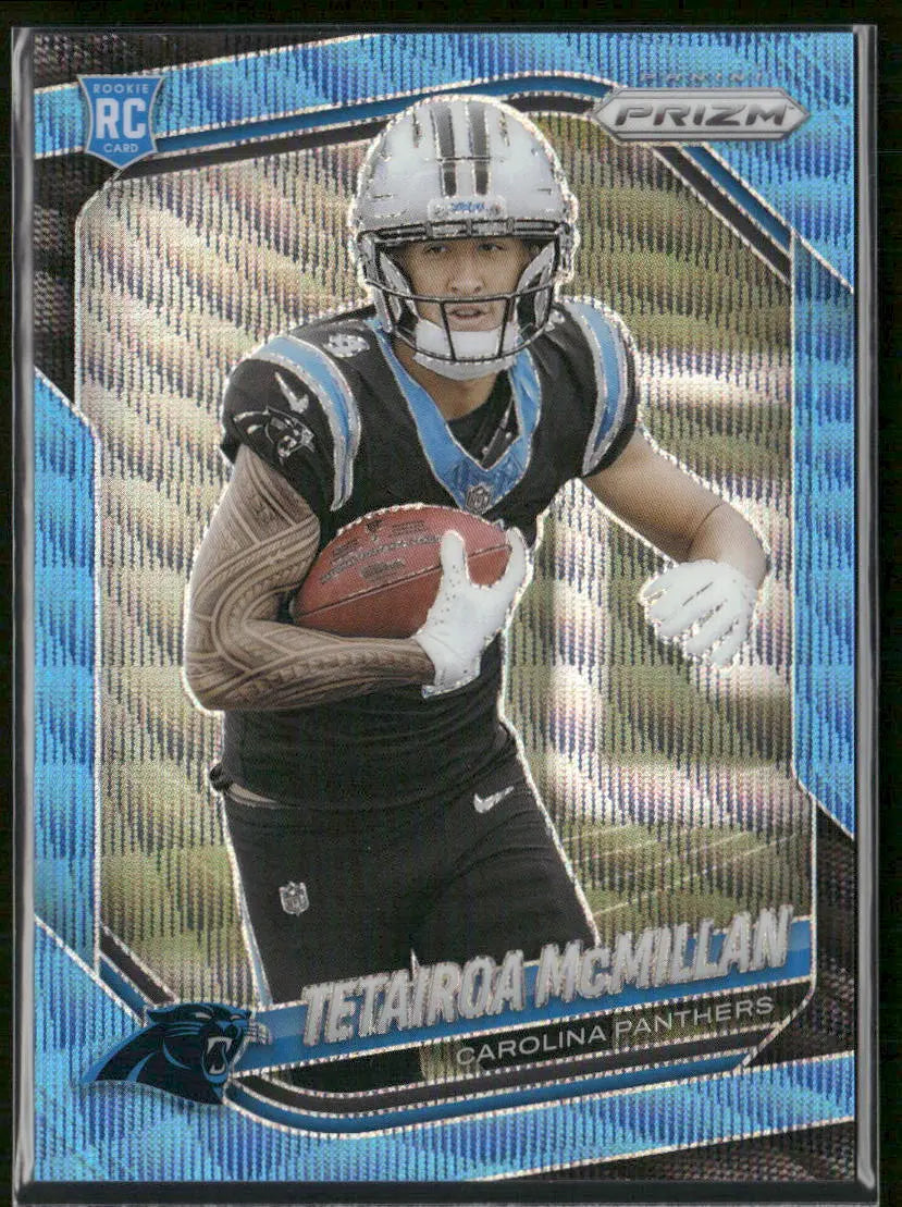 2025 Panini Prizm Football Blue Wave Rookie Tetairoa McMillan /230