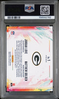 2025 Panini Prizm Football Color Blast Duals Love Golden #1 PSA 10