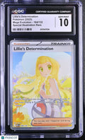 2025 Pokemon MEG Special Illustration Rare Lillie's Determination 184/132 CGC 10