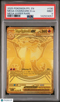 2025 Pokemon Phantasmal Flames Mega Charizard X EX Mega Hyper Rare PSA 9 130/94