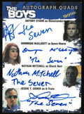 2025 Skybox The Boys: Season 1 2 Quad Auto Starr McElligott Mitchell Usher