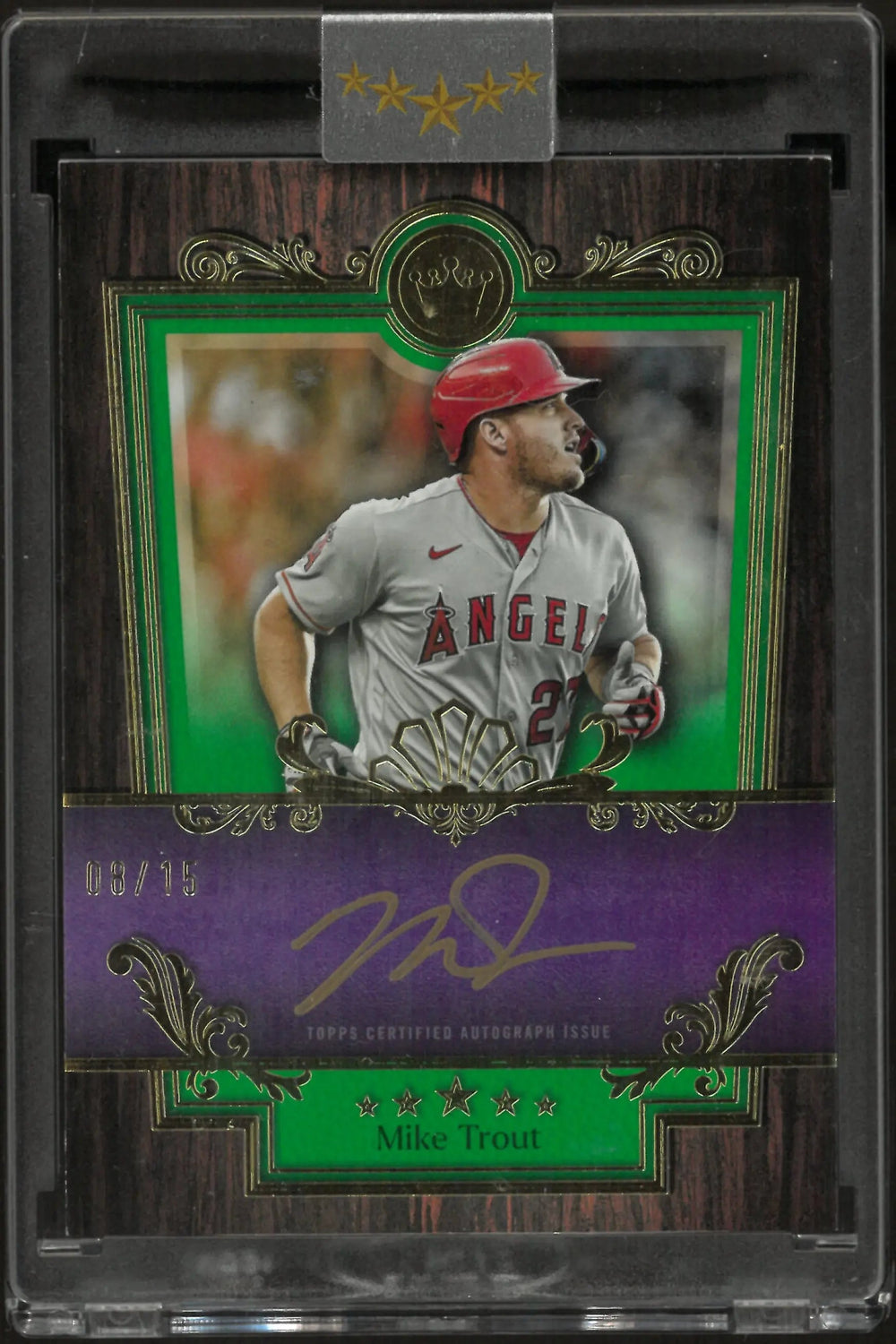 2025 Topps Baseball Royalty Autograph Mike Trout Auto /15