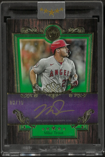 2025 Topps Baseball Royalty Autograph Mike Trout Auto /15