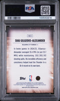 2025 Topps Basketball Home Court Shai Gilgeous-Alexander #HCA-5 PSA 9