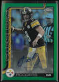 2025 Topps Chrome Autograph Aaron Rodgers Auto Green /99