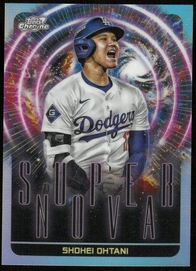 2025 Topps Chrome Baseball Shohei Ohtani Super Nova SP