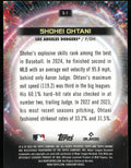 2025 Topps Chrome Baseball Shohei Ohtani Super Nova SP