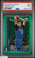 2025 Topps Chrome Basketball Cooper Flagg RC Rookie Green Wave /99 PSA 9