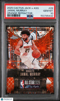 2025 Topps Chrome Cactus Jack X NBA All-Star Jamal Murray Orange Ref. /50 PSA 10