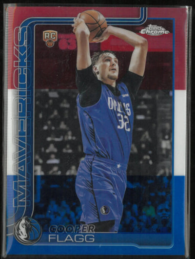 2025 Topps Chrome Cooper Flagg Red/White/Blue RC 251