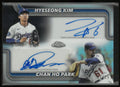 2025 Topps Chrome Dual Autograph Hyeseong Kim Chan Ho Park Auto /25
