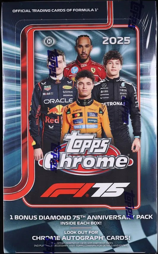 2025 Topps Chrome F1 Formula 1 Hobby Box