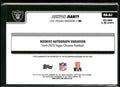 2025 Topps Chrome Football Aqua Rookie Auto Variation Ashton Jeanty /199