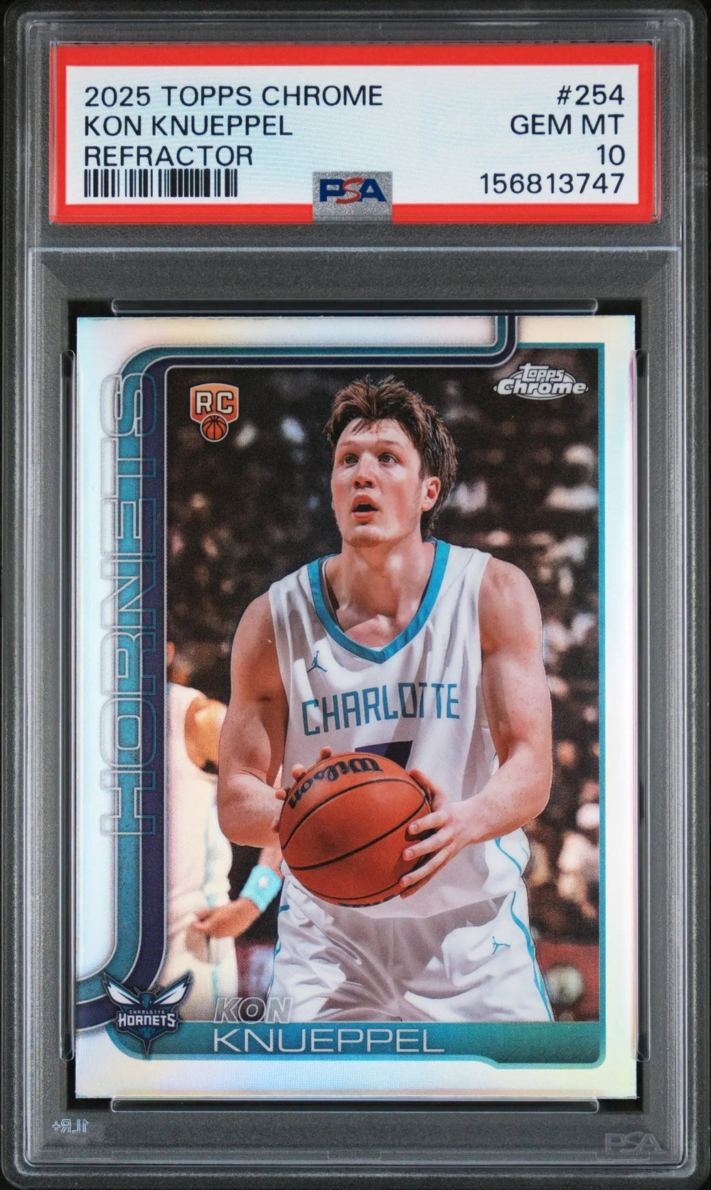 2025 Topps Chrome Kon Knueppel RC Rookie Refractor PSA 10