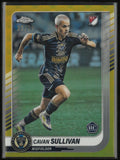 2025 Topps Chrome MLS Cavan Sullivan Gold Refractor /50 Rookie RC