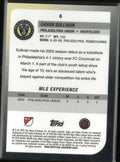 2025 Topps Chrome MLS Cavan Sullivan Gold Refractor /50 Rookie RC