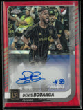2025 Topps Chrome Major League Soccer Chrome Autograph Denis Bouanga Red /5